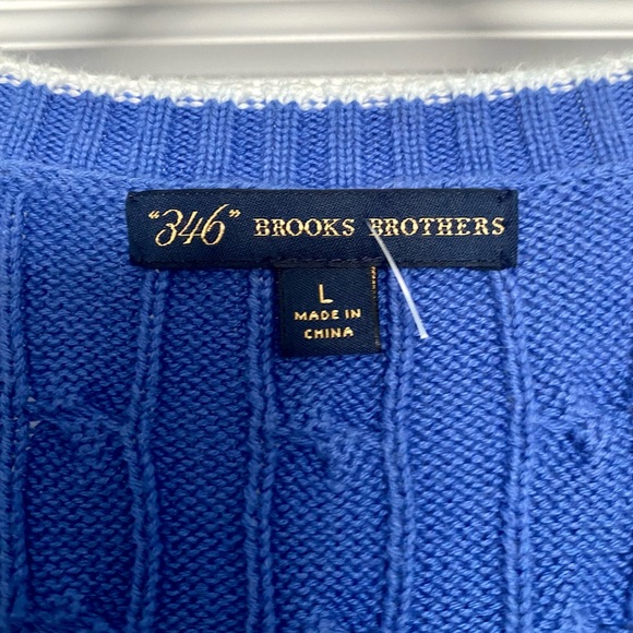 BROOK BROTHERS BEAUTIFUL COTTON CARDIGAN - Picture 6 of 7